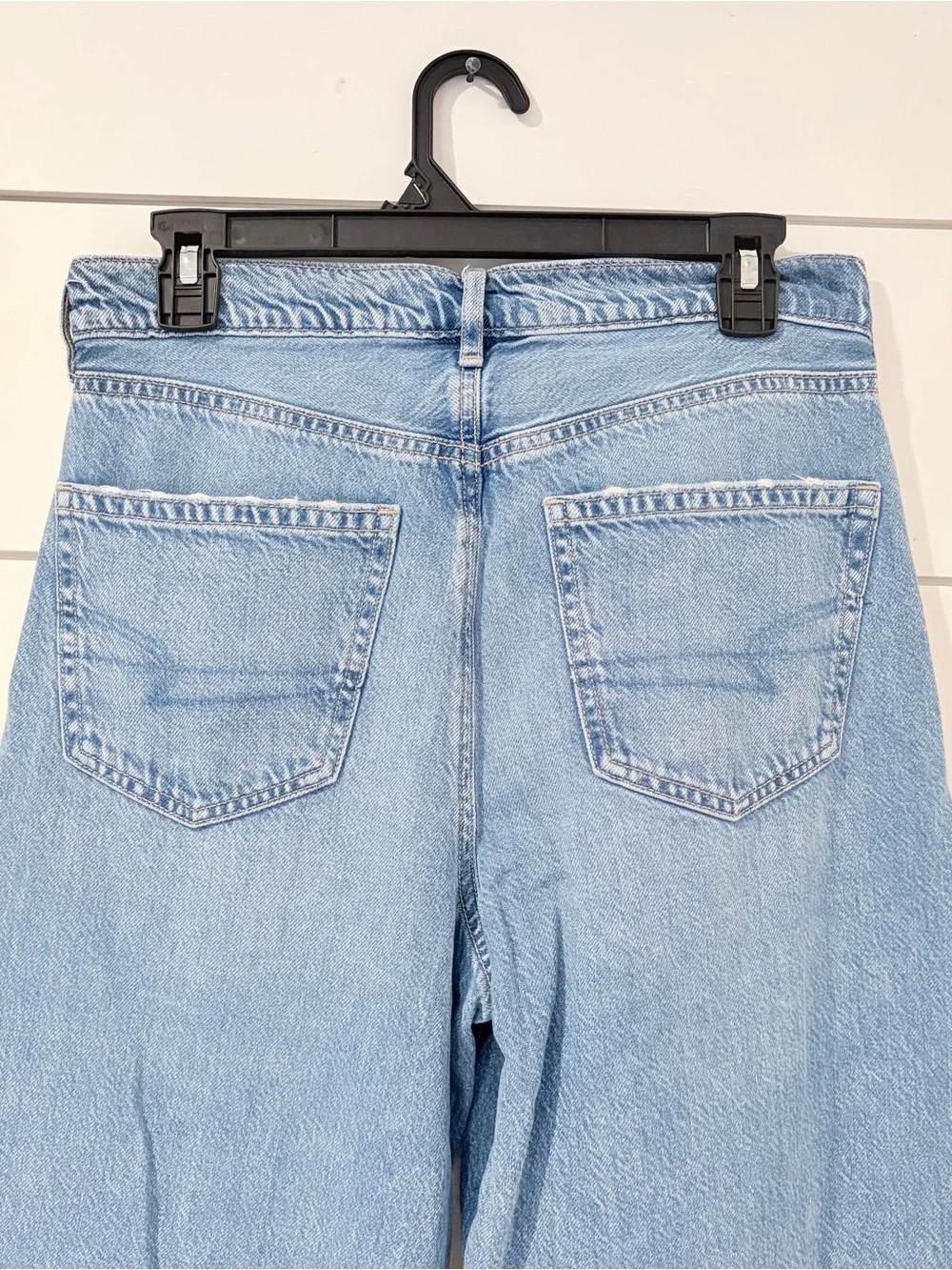 American Eagle Baggy Wide Leg Jeans Y2K Coastal Cowgirl Grungecore 8 - Picture 8 of 14